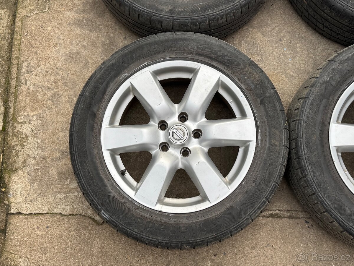 Origo Alu disky Nissan 17” 5x114.3 s pneu 215/60 R17 - 2