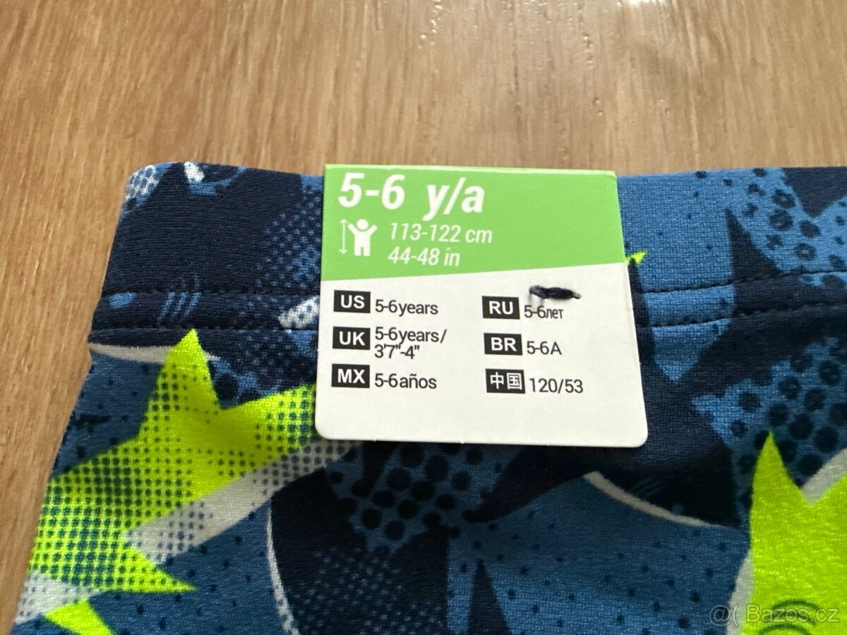 NOVÉ Chlapecké plavky Decathlon 5-6 let (113-122 cm) - 2