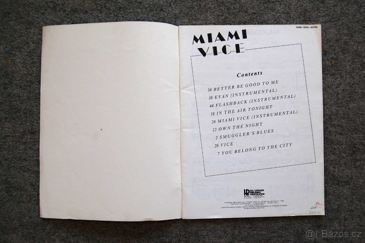 Miami Vice - noty nejen pro klavír - 2