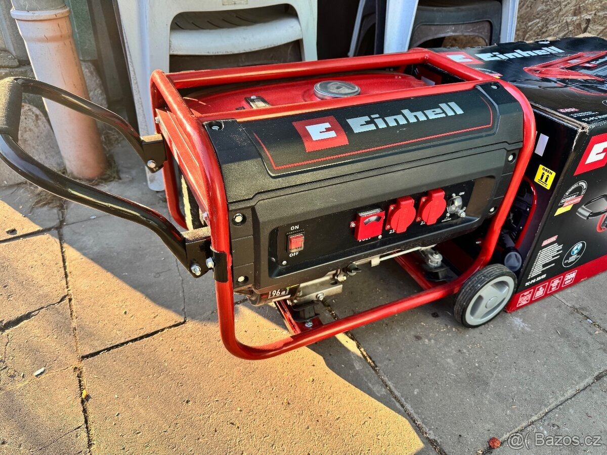 elektrocentrála Einhell Benzínový generátor proudu TC-PG 35/ - 2