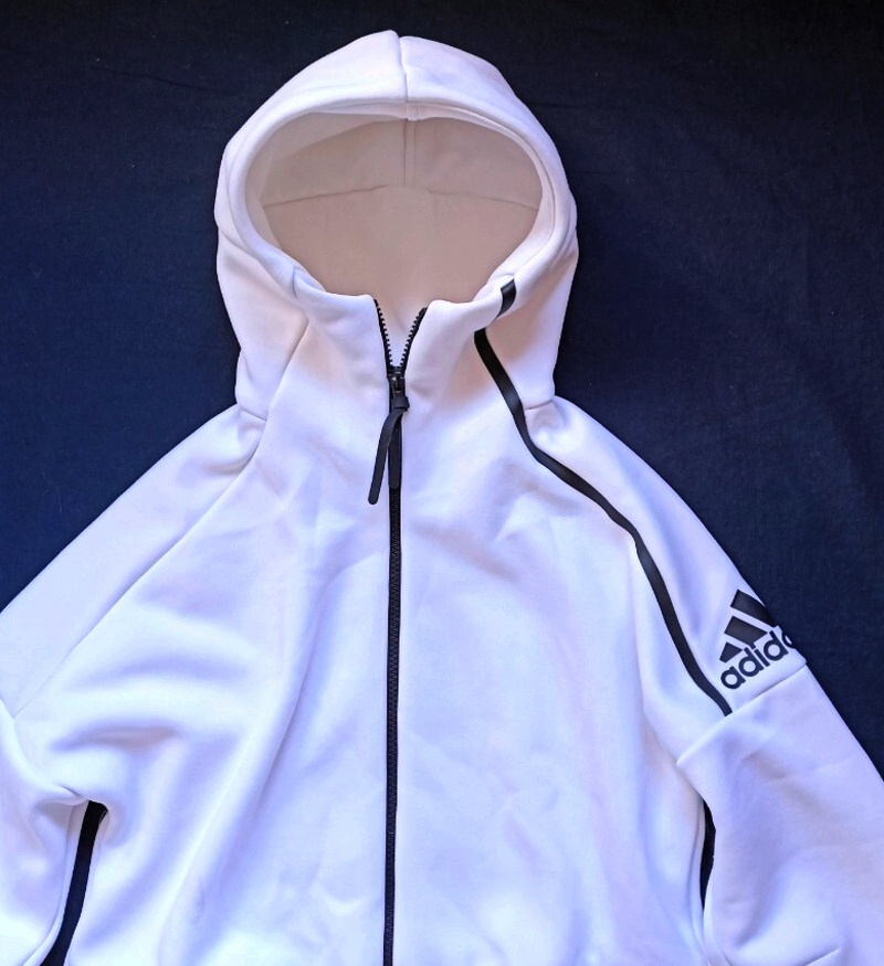 KVALITNÍ BÍLÁ MIKINA-ADIDAS, CLIMA LITE - vel. S/36 . - 2