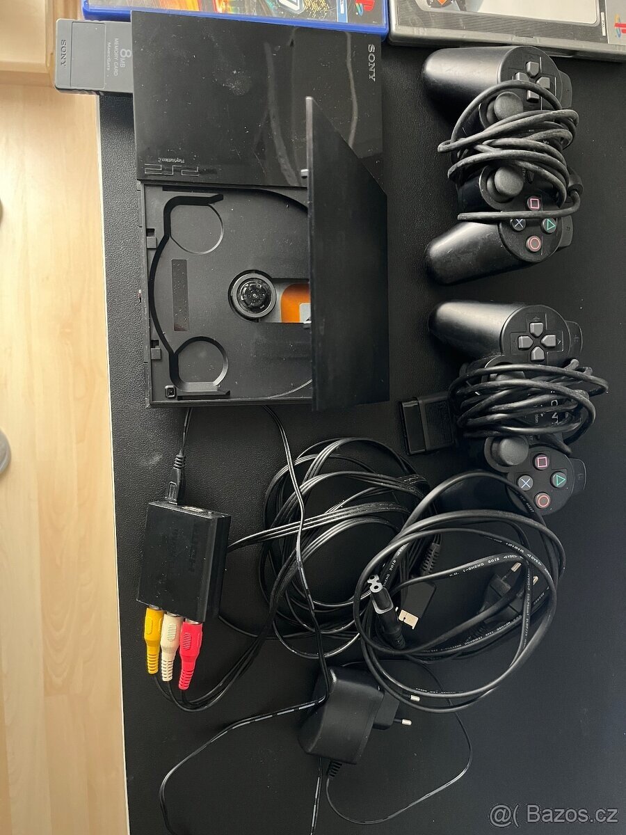 Prodám PlayStation 2 SLIM kompletní + HDMI převodník - 2