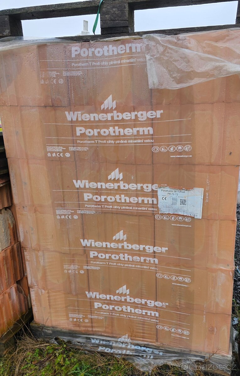Cihly Porotherm 38T profi broušené - 2