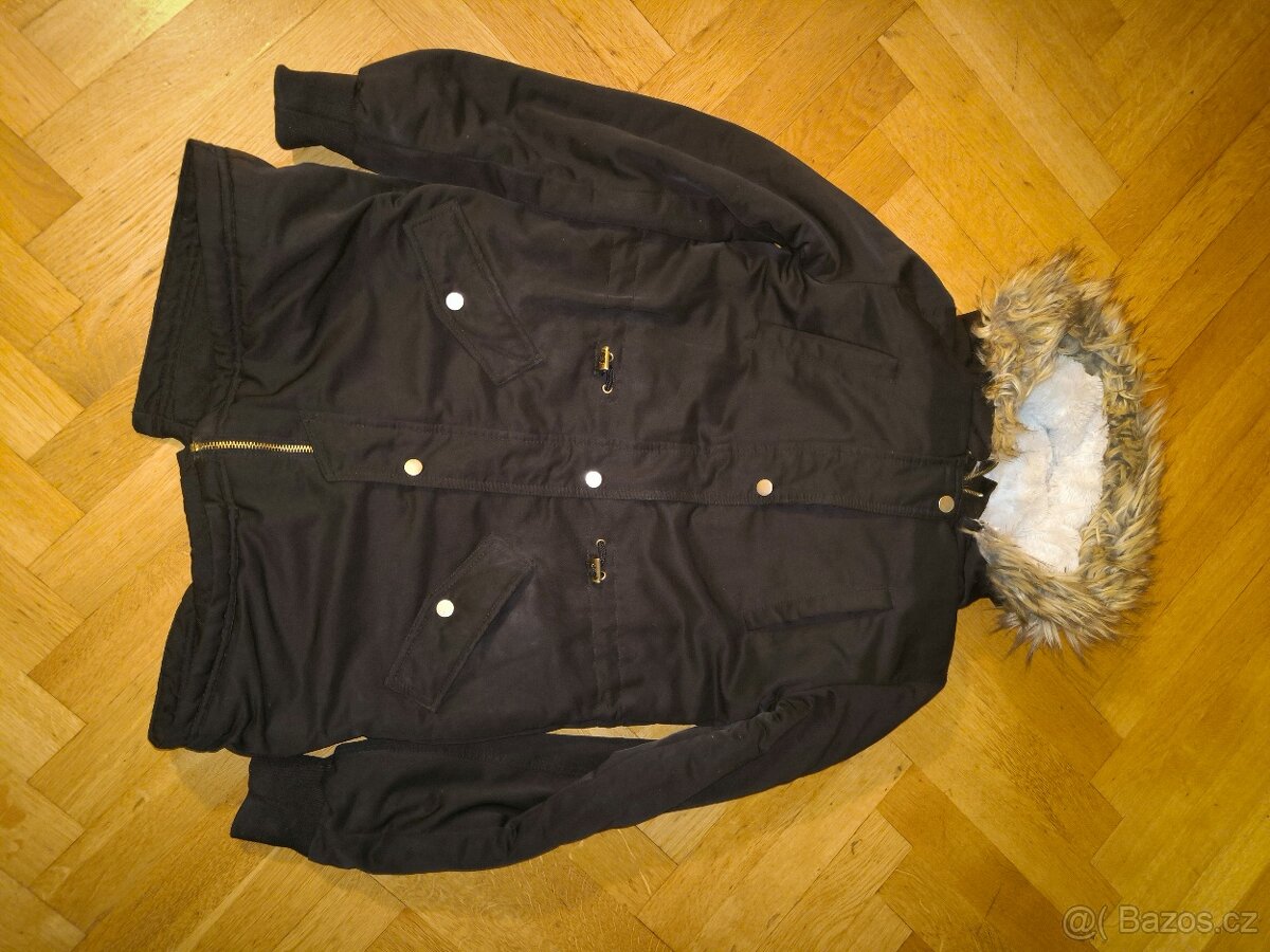 Dívčí zimní městská bunda H&M vel. 164 - 2
