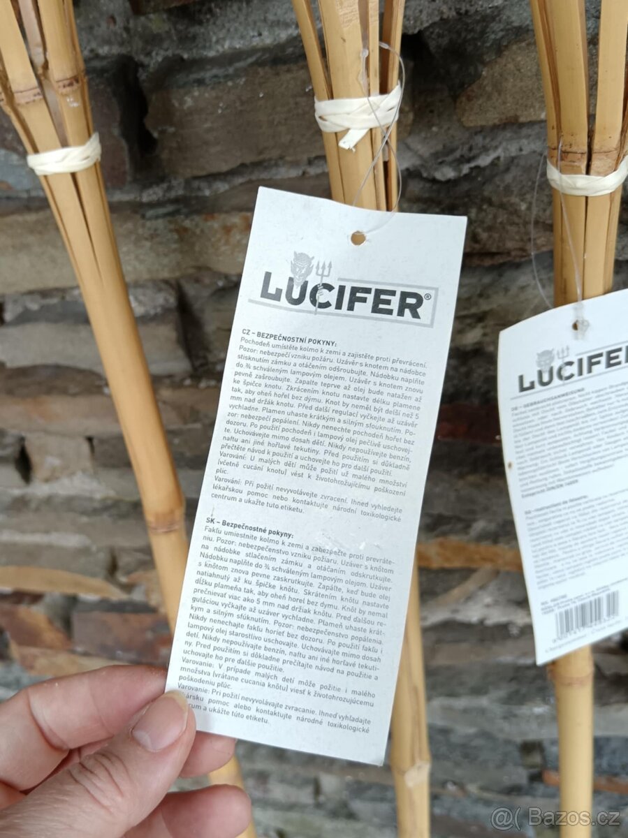 Bambusové pochodně (louče) Lucifer - nepoužité - 2