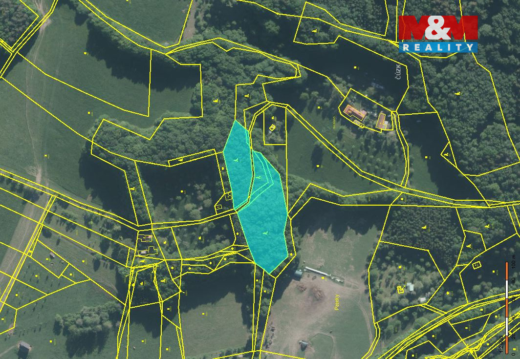 Prodej lesa, 7802 m², Lhotsko - 2
