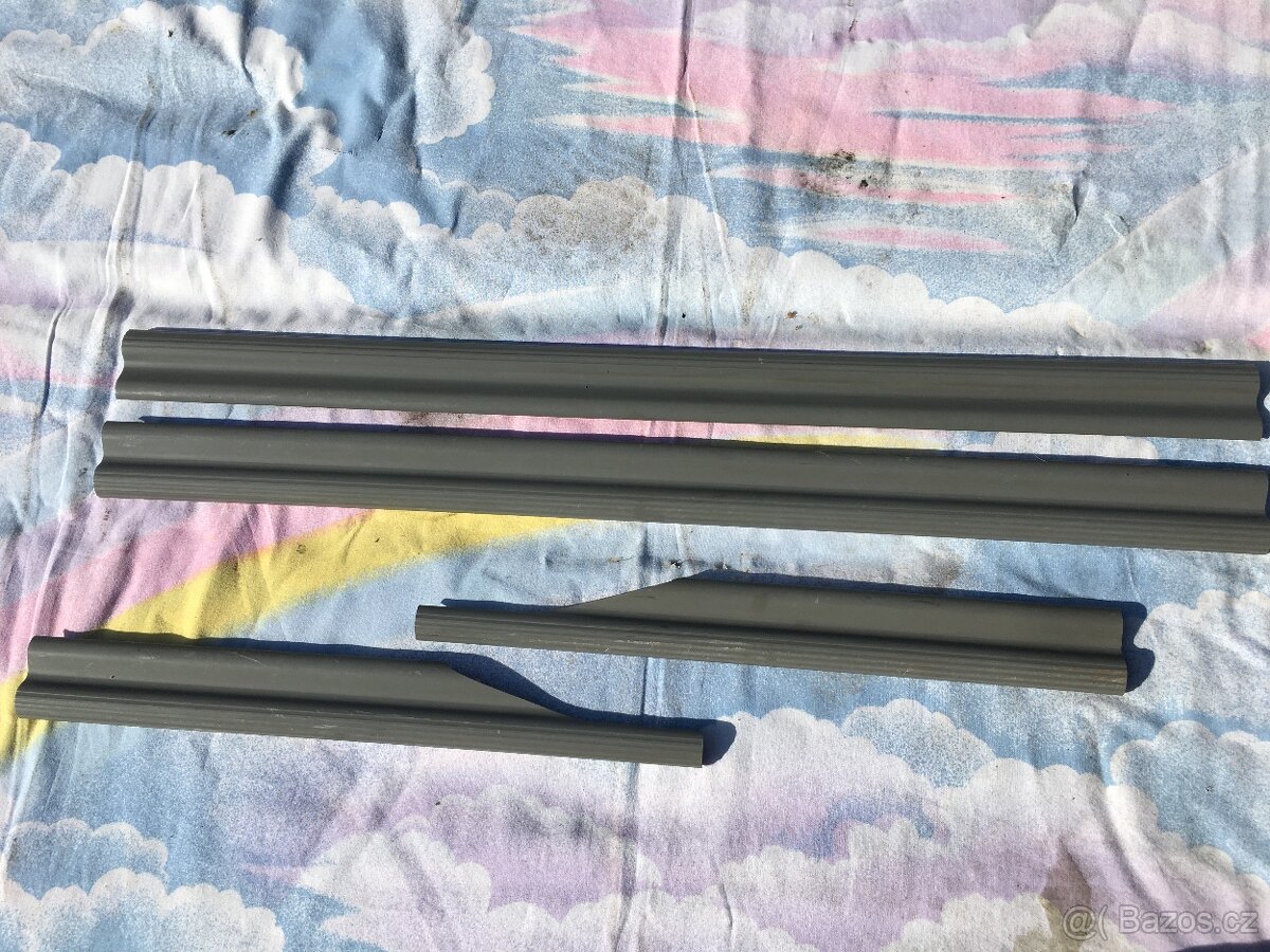 BMW E34 vnitřní prahové lišty - šedé - 2