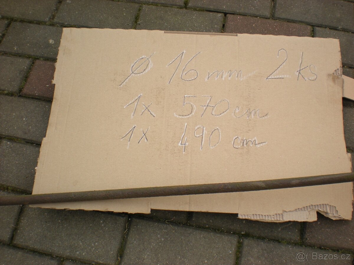 Ocelová kulatina průměr 16 mm - 2