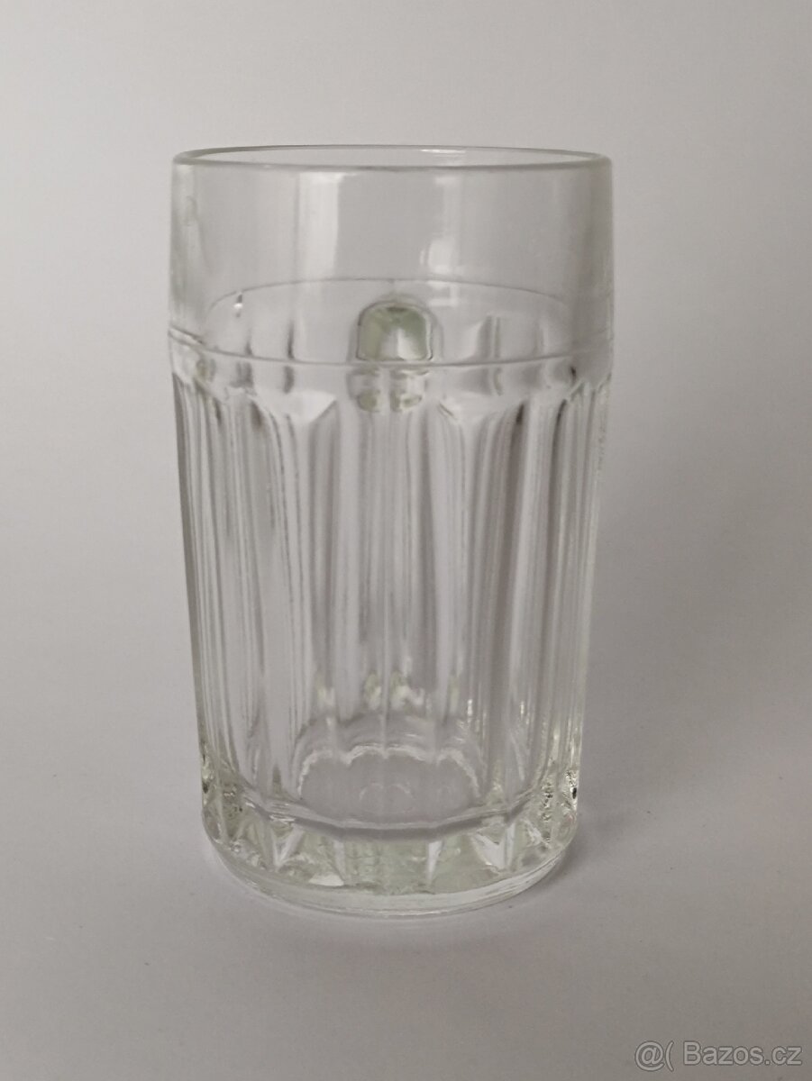 Retro sklenice na pivo Jiří Brabec, stará 0,3l, pošta 75.- - 2