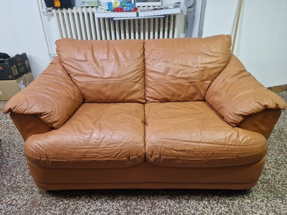 Kožená sedačka 3 + 2 sedáky - 2