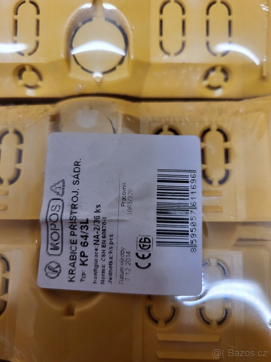 Kopos elektroinstalační krabičky do sádrokartonu - 2