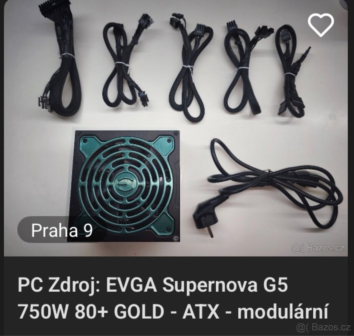 PC Zdroj: EVGA Supernova G5 750W 80+ GOLD - 2
