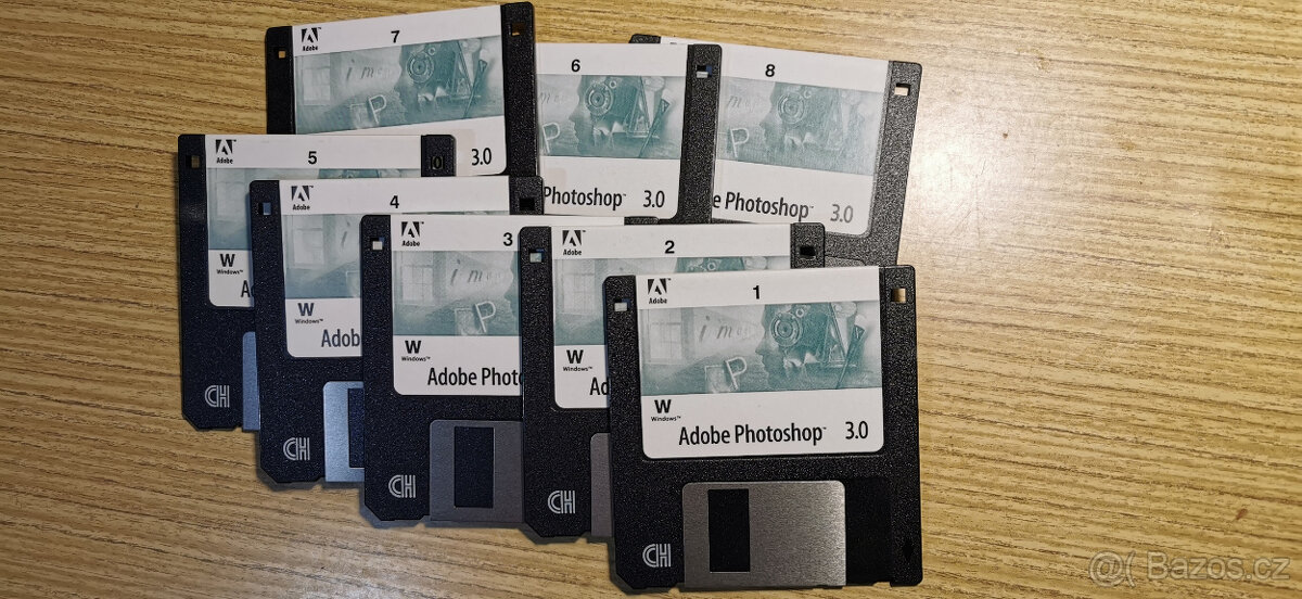 PRODÁM DISKETY PHOTOSHOP 3,0 - 2