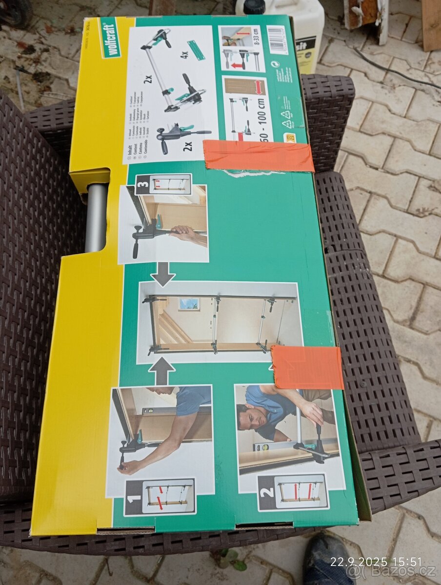 Wolfcraft sada pro montáž dveřních zárub - 2