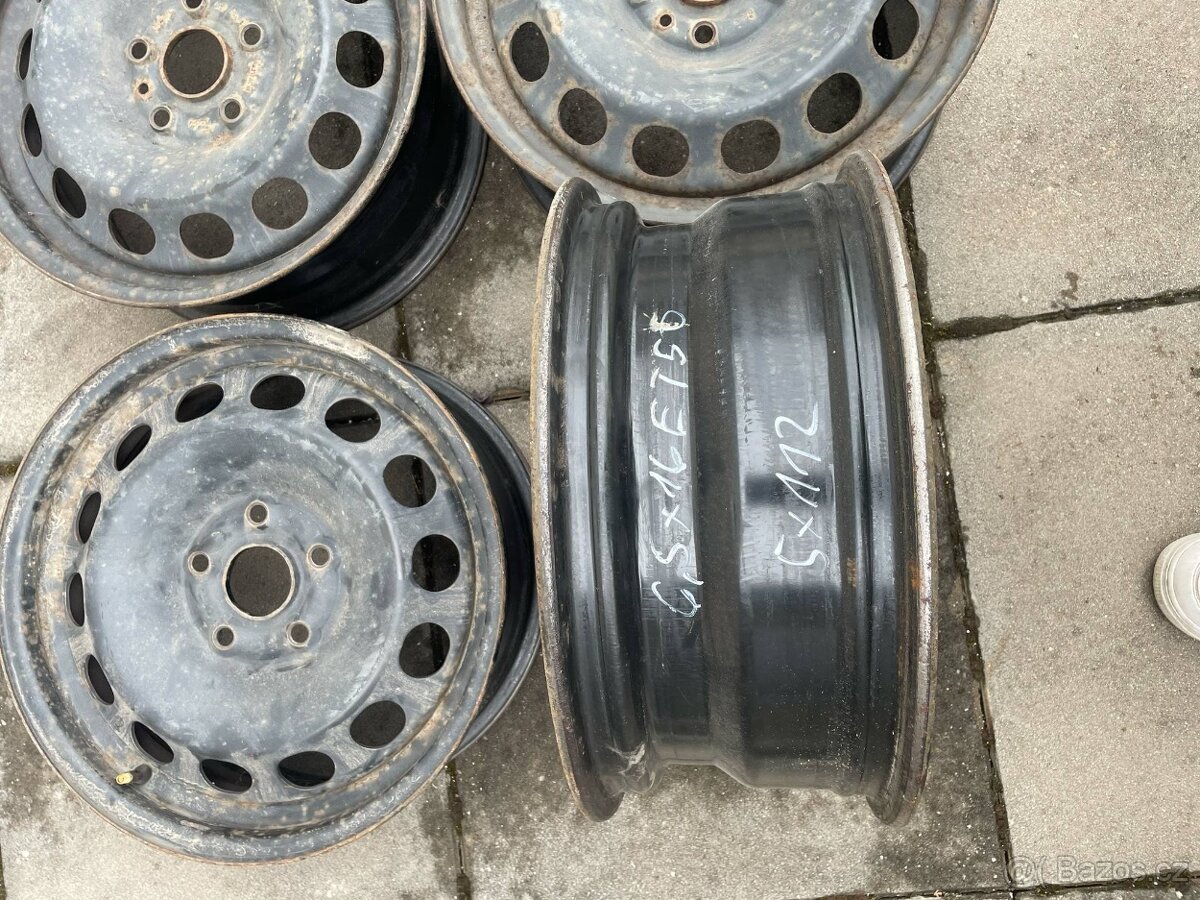 Plechové disky 5x112 + Pematiky TOMKET SPORT 205/55R16 - 2