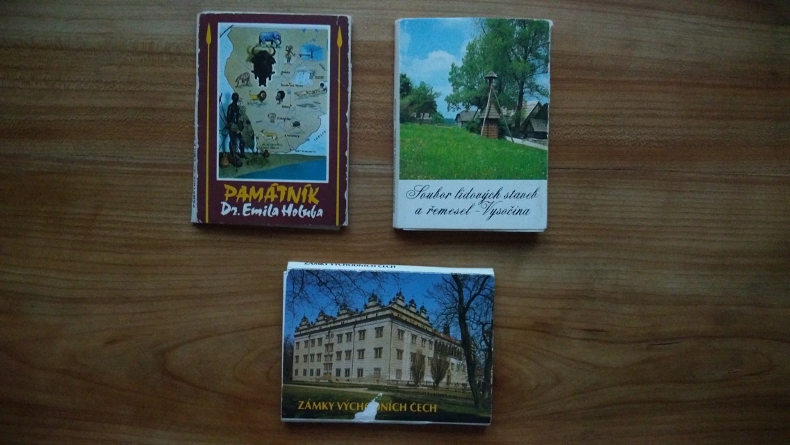 3 leporela ČSSR kulturní památky Československo, retro knihy - 2