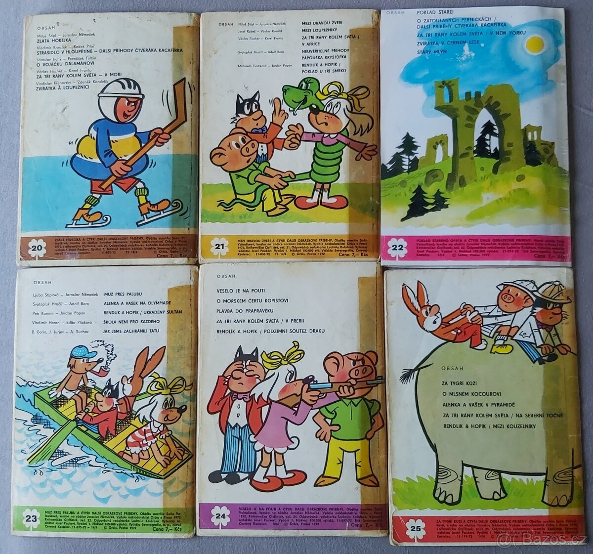 ČTYŘLÍSTEK - KOMPLETNÍ ROČNÍK 1972 - 2