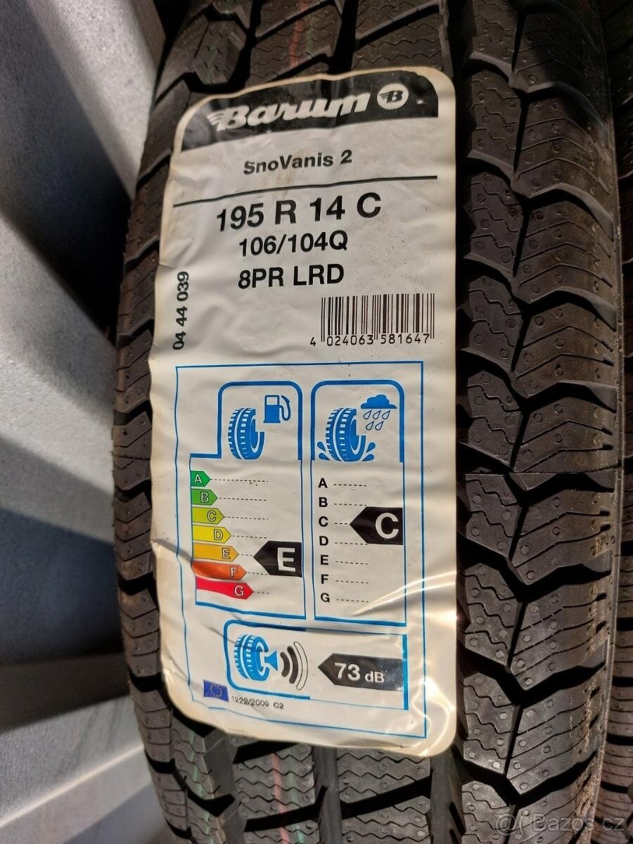 Pneu Barum Snovanis 2 195R14C 106/104Q 8PR 3PMSF - 2