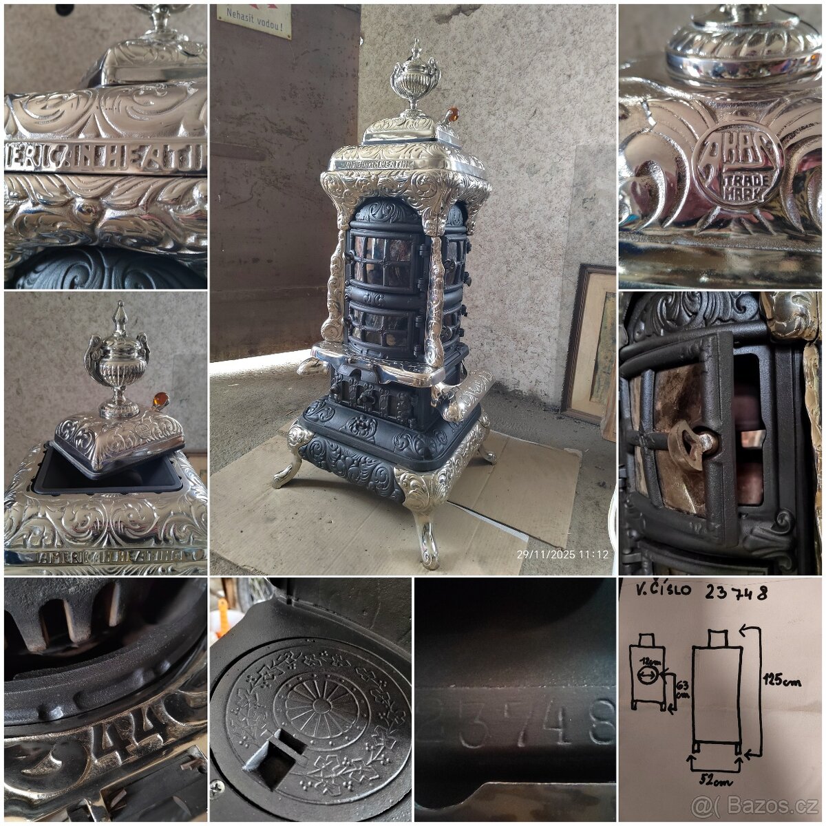 American Heating renovovaná kamna - 2