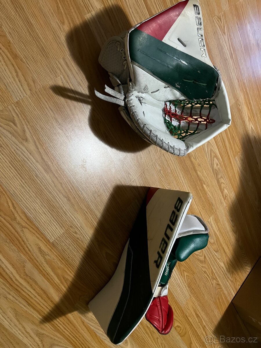 Bauer hyperlite vel. Sr lapačka practice+vyrazecka - 2