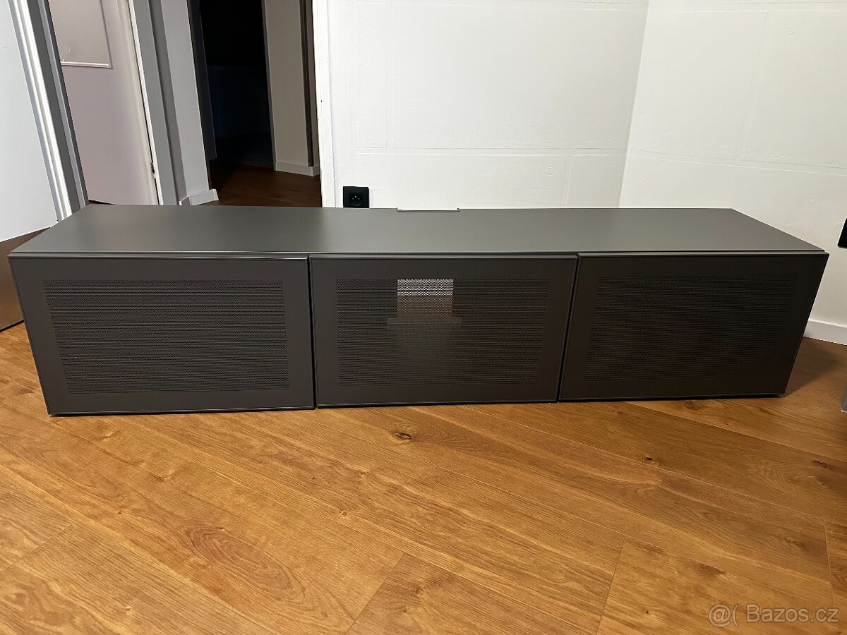 TV stolek IKEA BESTÅ 180 cm – tmavě šedý, MÖRTVIKEN - 2