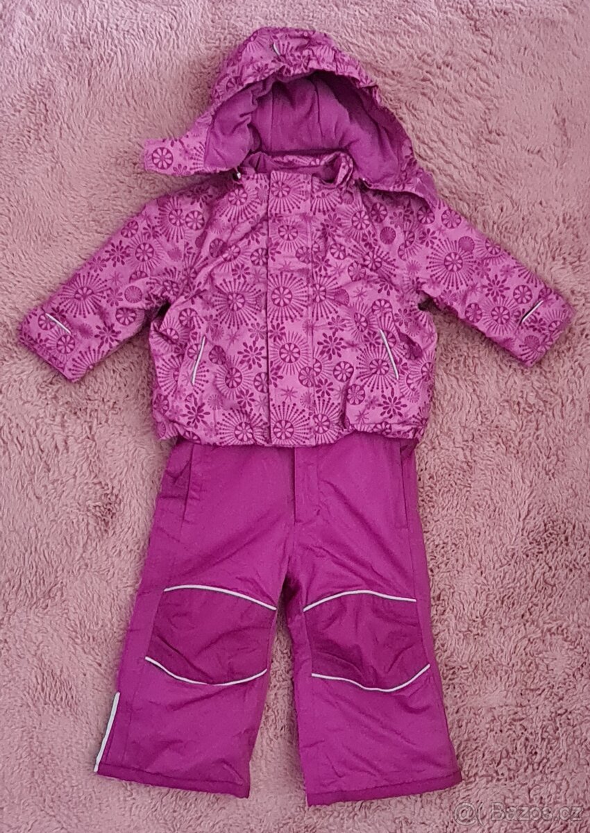 dívčí zimní kombinéza Tchibo vel. 86/92 + zdarma čepice - 2