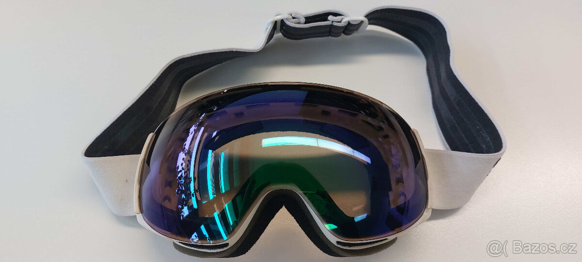 Dětské lyžařské brýle RELAX bílé, výměnná skla - 2