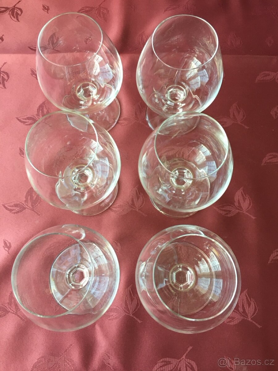 Skleničky na brandy, koňak a rum - 2