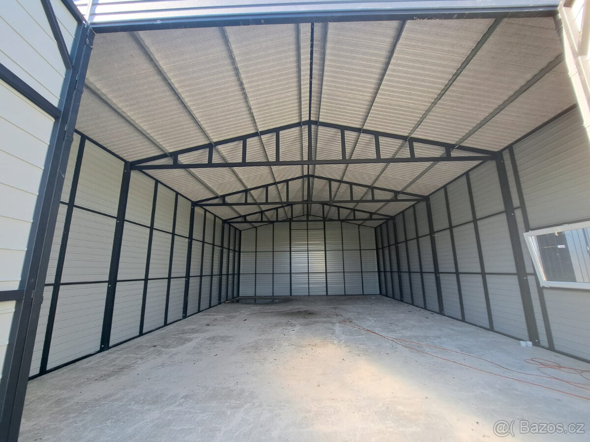 Plechová hala 8x12m - 2