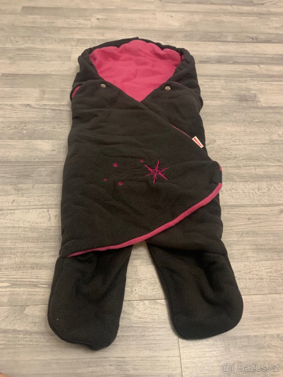 Prodám fusaky, zavinovačky, spací pytle a deku - 2