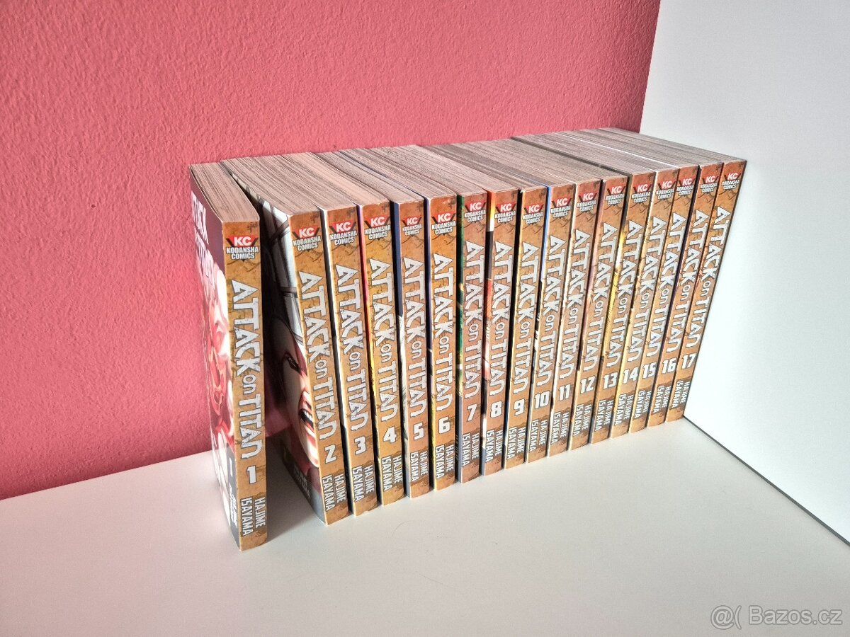 Attack on titan manga 1-17 - 2