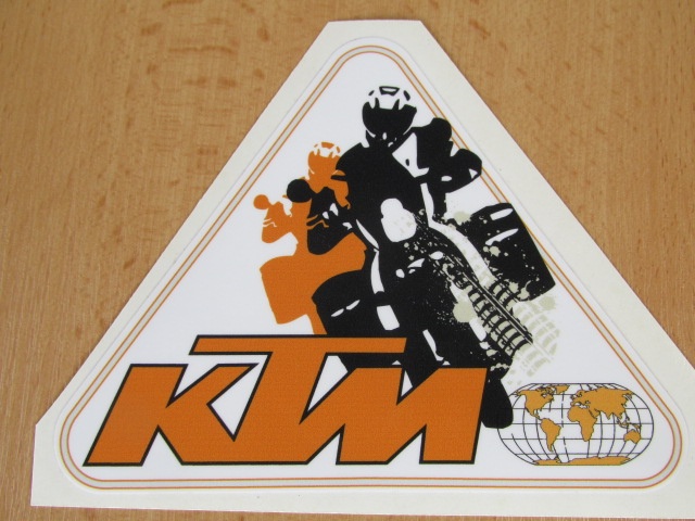 Samolepka trojúhelník KTM - 2
