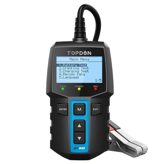 Tester autobaterií 12 V - TOPDON BT100 - 2