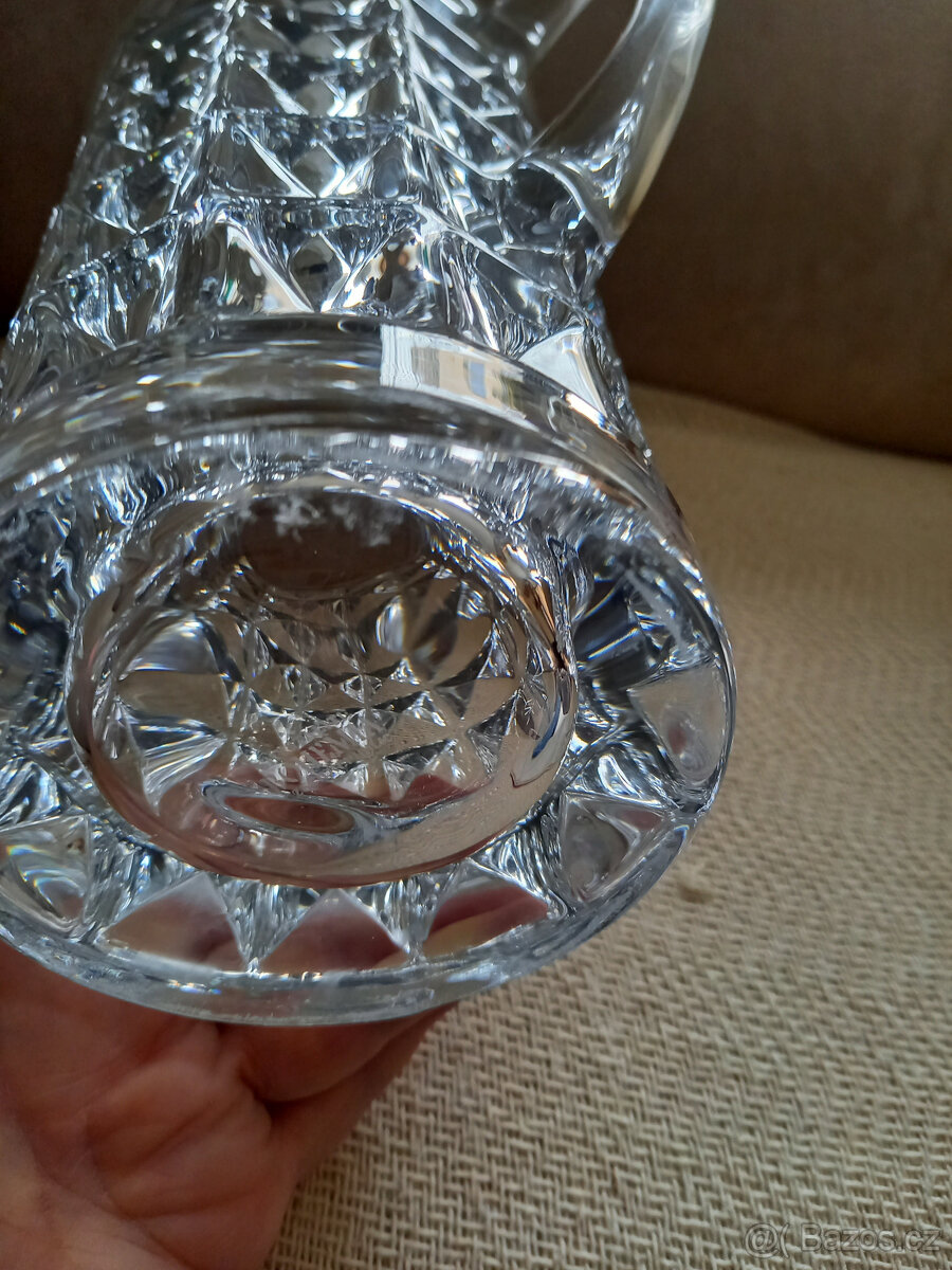 Sklenený džbánek-Crystalite Bohemia Czechrepublic - 2