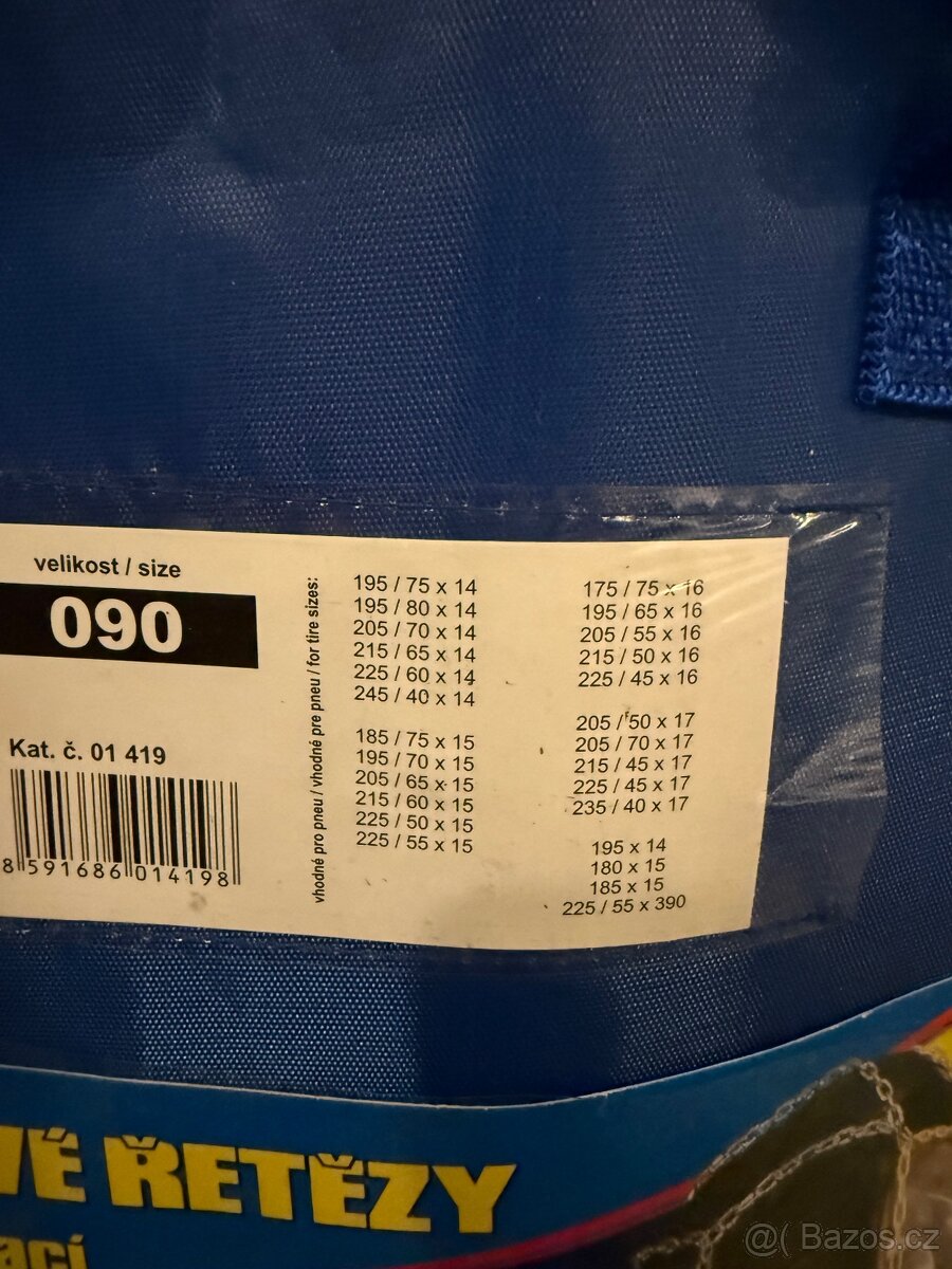 Sněhové řetězy COMPAS velikost 090 - 2