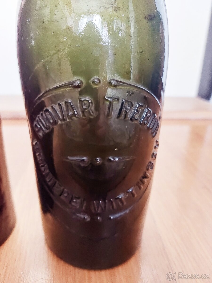Stará pivní láhev - Pivovar Třeboň a Protivín - 2