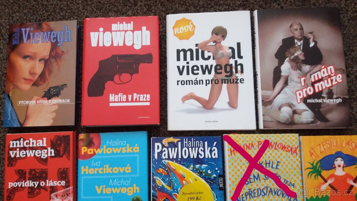 Knihy pro ženy - Halina Pawlowská, Vl. Páral, M. Viewegh - 2