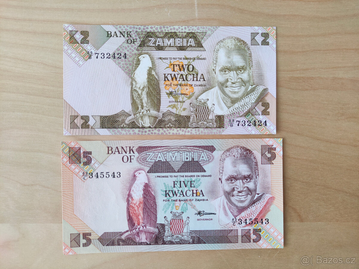 4 bankovky ze Zambie - 2