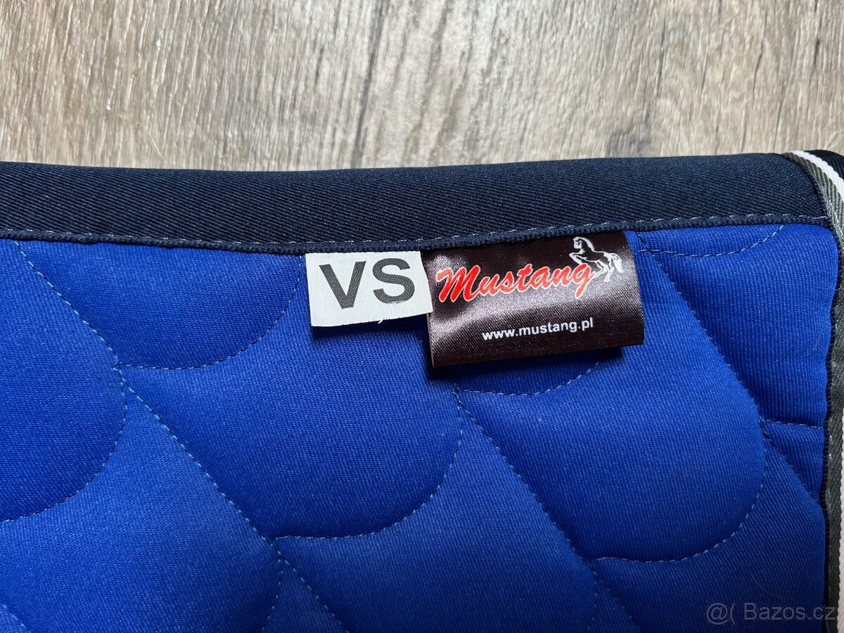 Vykrojená podsedlová dečka zn. MUSTANG typ VS tmavě modrá - 2