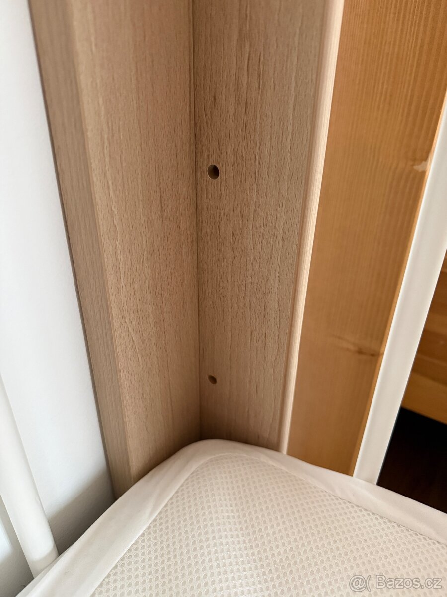 KLUPS Postýlka dětská Sofie 120x60 cm buk + matrac - 2