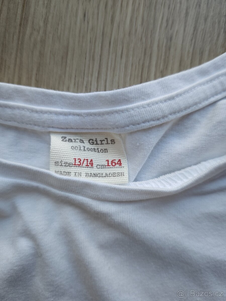 Dívčí tričko ZARA vel.164 TOP stav - 2