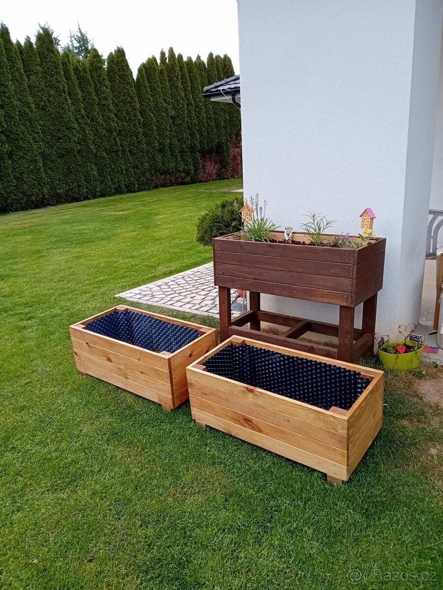 Vyvýšený záhon, květináč, truhlík, skladem - 2