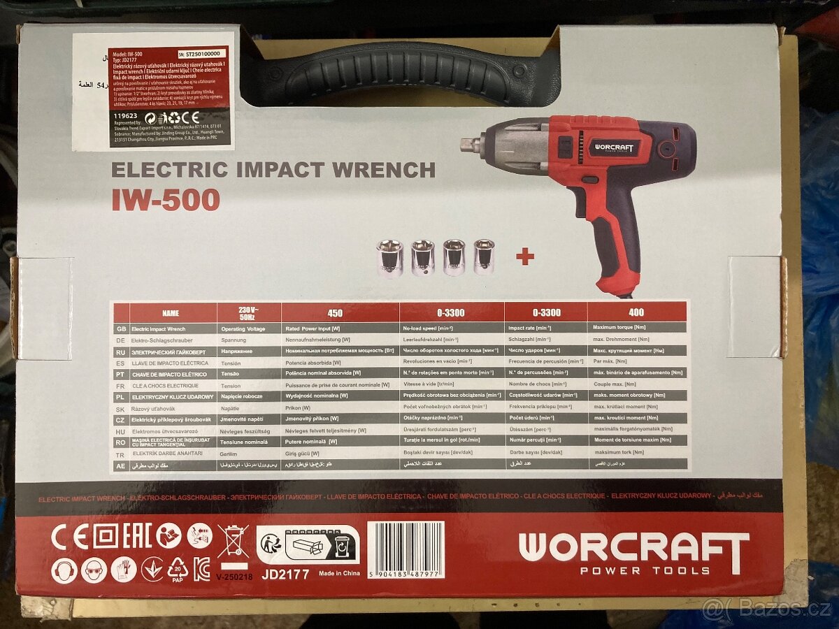 Razovy utahovak worcraft IW 500 - 2