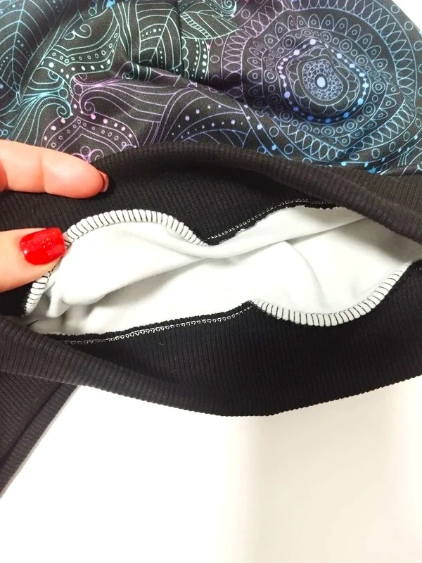 Čepice mozaika (na obvod hlavy 50-57cm) - 2