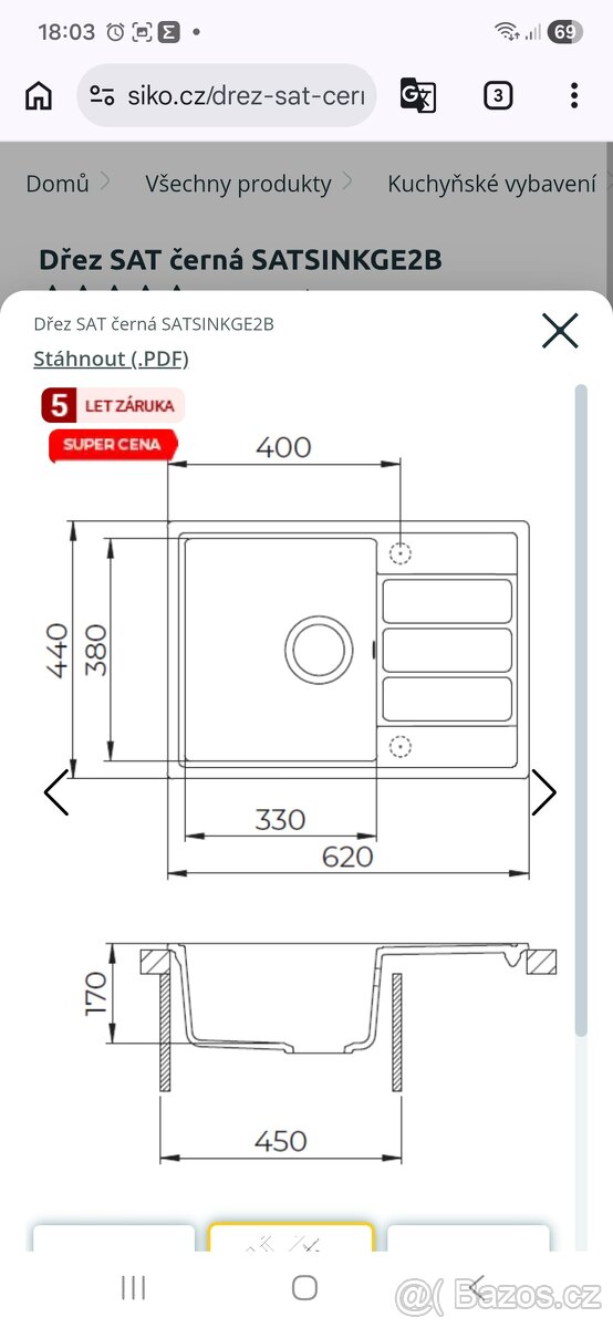 Kuchyňský dřez - 2