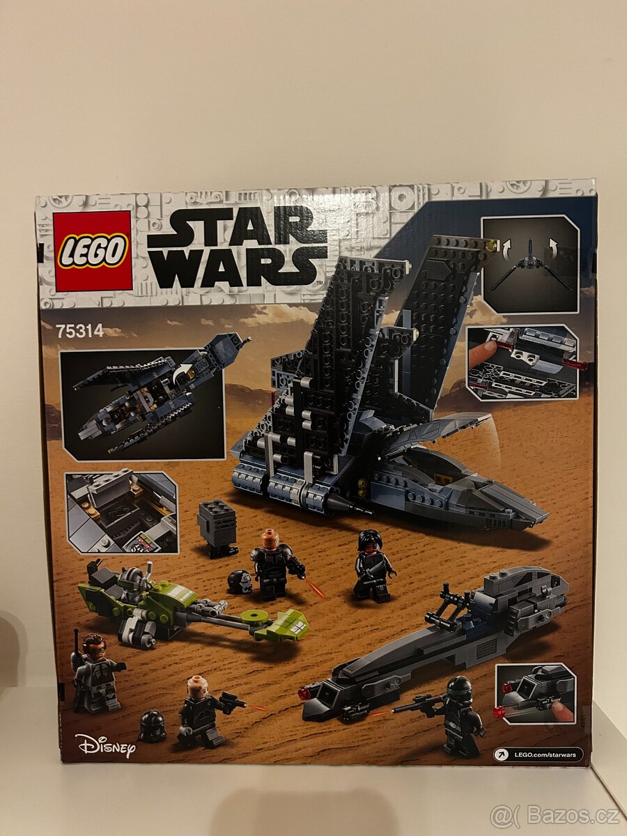 LEGO 75314 STAR WARS ATTACK SHUTTLE - Nové Stav:9,9/10 - 2