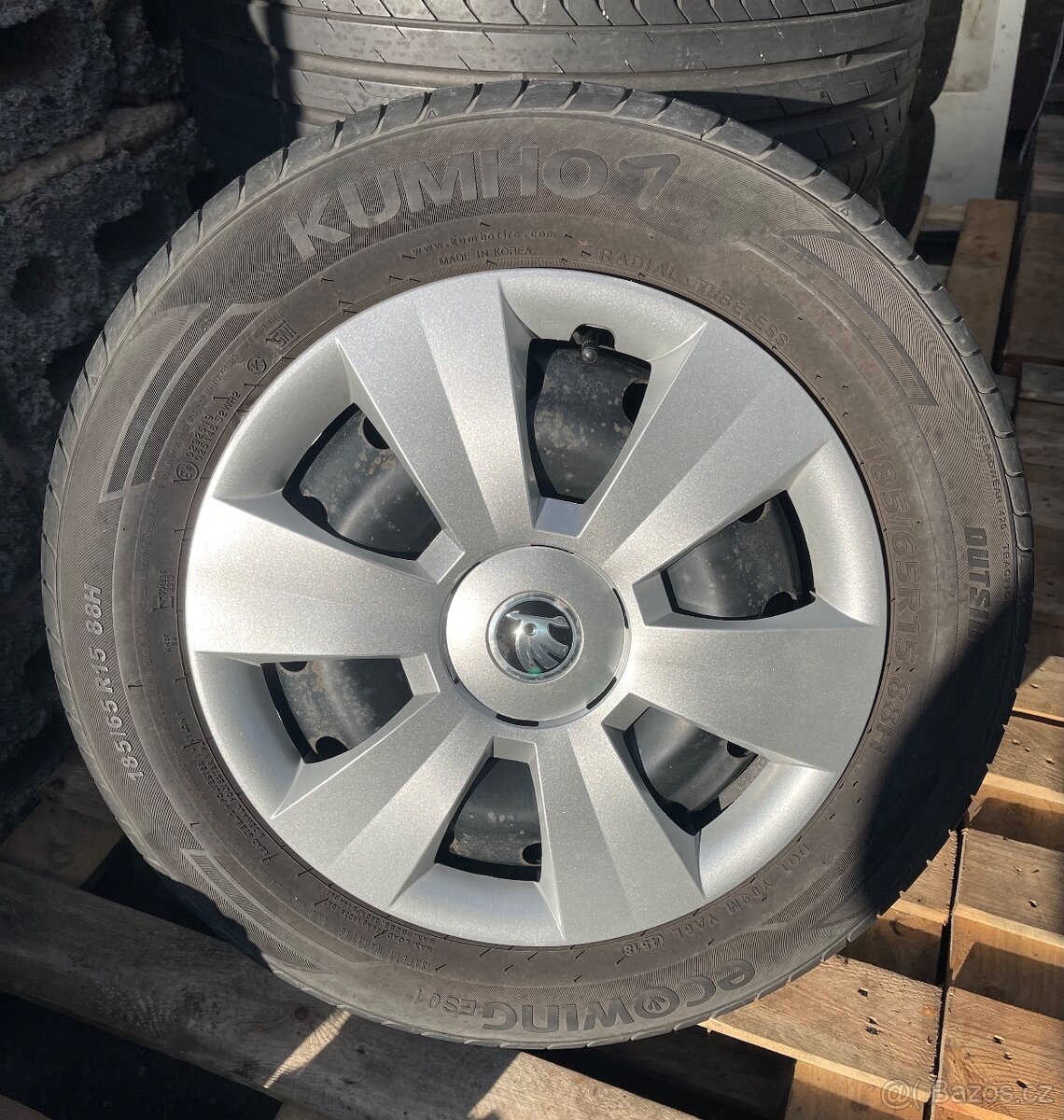 Prodám sadu plechových disků Škoda - 2