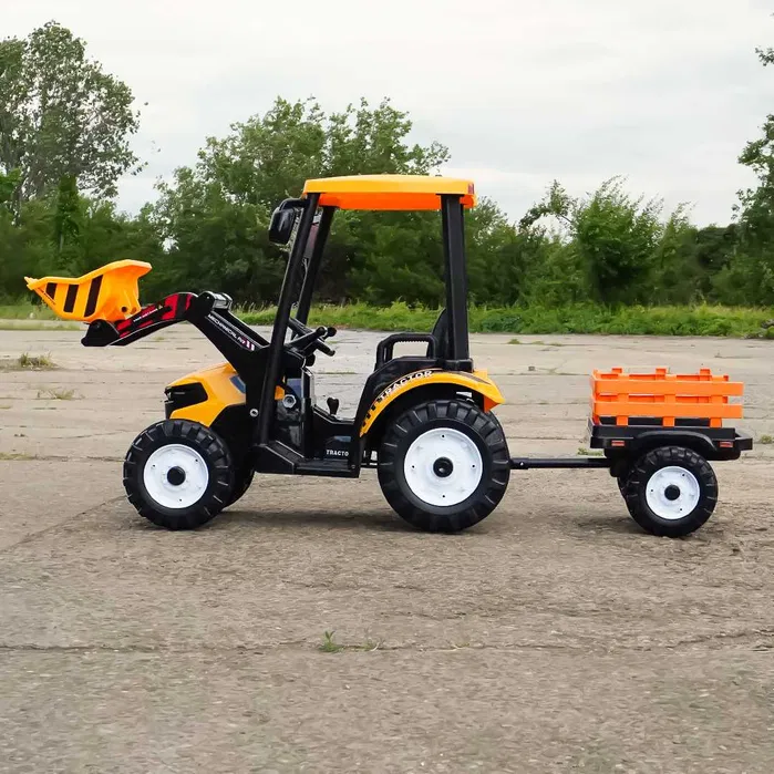 Obrovský dětský elektrický traktor 2x200W | 24V7Ah | dálkový - 2