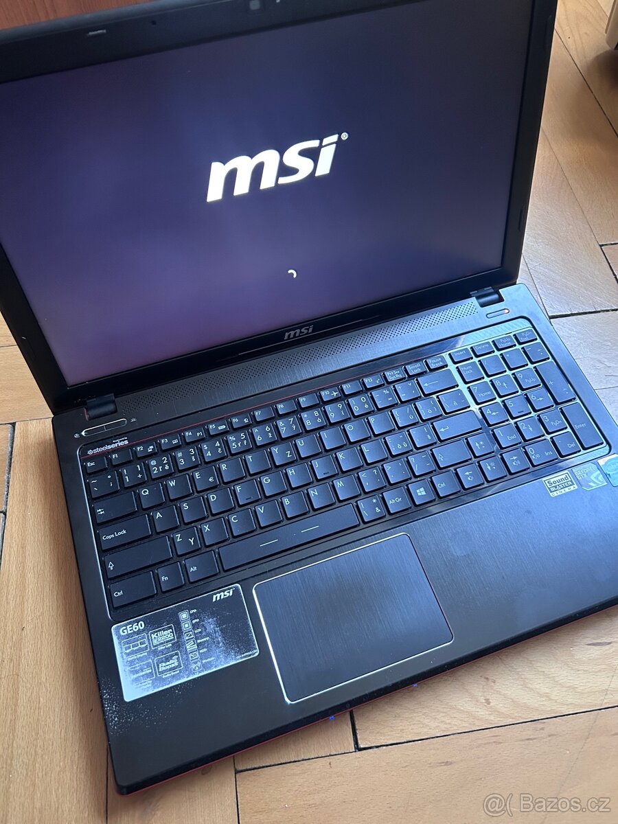 MSI notebook (herní) - 2