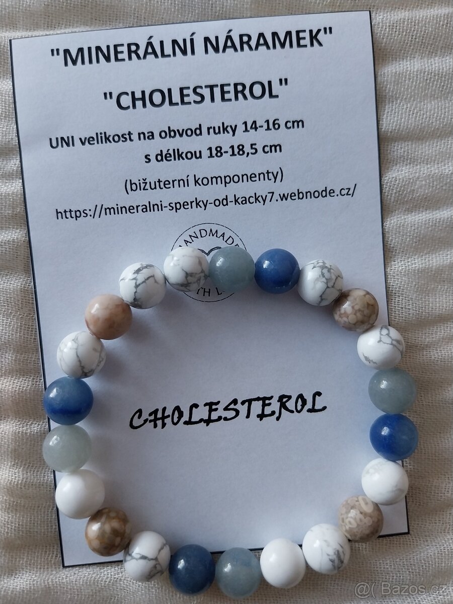 Minerální náramek "cholesterol" - 2